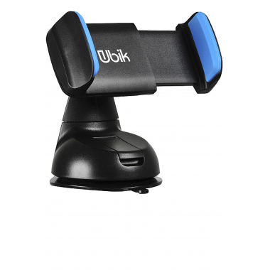 Автомобильный держатель универсальный Ubik UCH01 черный с голубыми вставками
