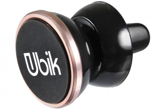 Автомобильный держатель универсальный Ubik UCH03, магнитный, розовый
