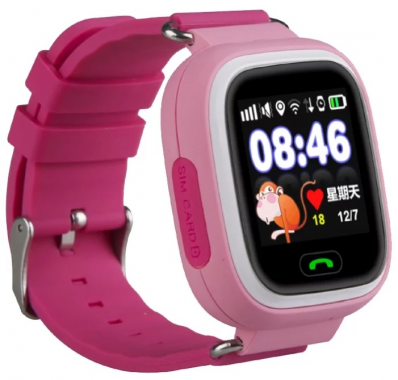 Часы Smart Baby Watch Q90 розовые