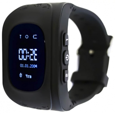 Часы Smart Baby Watch Q50 черные