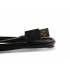 Кабель micro USB вилка Inkax CK-08-MICRO, черный, 1м 