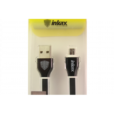 Кабель micro USB вилка Inkax CK-14, черный, 1м