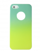 Чехол-накладка Baseus для iPhone 5/5s мерцающий зеленый градиент