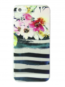 Чехол Deppa Art Case для iPhone 5/5s  Акварельные цветы