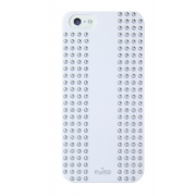 Чехол Puro ROCK SQUARE STUDS для iPhone 5/5s белый