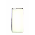 Прозрачный силиконовый чехол с серебряным бампером для iPhone 6+