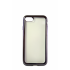 Прозрачный силиконовый чехол с черным бампером для iPhone 7