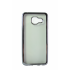 Прозрачный силиконовый чехол с серебряным бампером для Samsung A5 2016 (A510)