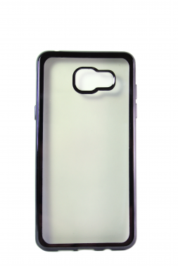 Прозрачный силиконовый чехол с черным бампером для Samsung A5 2016 (A510)