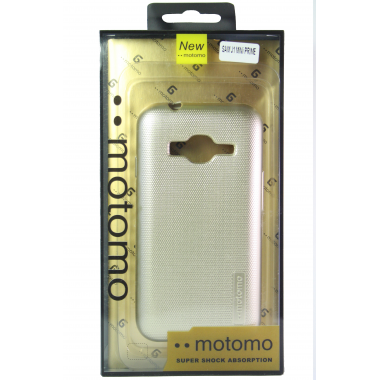 Чехол-накладка MOTOMO для Samsung J1 mini Prime (J106) силиконовый золотой