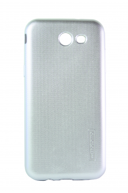 Чехол MOTOMO для Samsung J3 2017 силиконовый серебряный