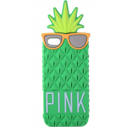 Силиконовый чехол для iPhone 5/5s Зеленый ананас модник