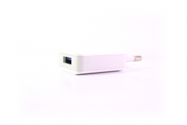 Сетевая зарядка EMY MY-223 1A с кабелем iPhone 5/6/7
