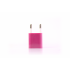 СЗУ для iPhone 1USB розовый
