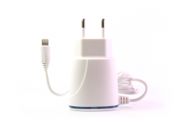 Сетевое зарядное устройство Kingleen C-820 для iPhone 5/6/7 (2100 mA + 1 USB разъем)