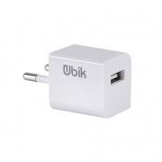 Сетевое зарядное устройство Ubik UHS11 (1000 mA + 1 USB), цвет белый