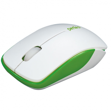 Компьютерная мышь Perfeo PF-763-WOP «ASSORTY», цвет бело-зеленая