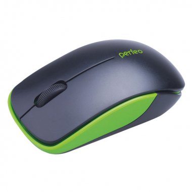 Компьютерная мышь Perfeo PF-763-WOP «ASSORTY», цвет черно-зеленый