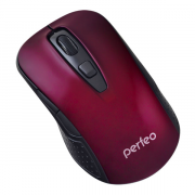 Компьютерная мышь Perfeo PF-966 «CLICK» бордовая