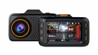 Автомобильный видеорегистратор Каркам с радар-детектором CARCAM HYBRID и GPS