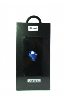 Защитное стекло с черной рамкой для iPhone 6/6s 3D Colorfull
