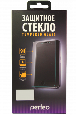 Защитное матовое стекло с белой рамкой для iPhone 7+ 0.2 мм 3D Perfeo (121)