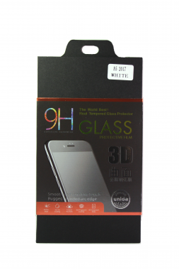Защитное стекло белое для Samsung Galaxy A5 2017 3D 9H Unida