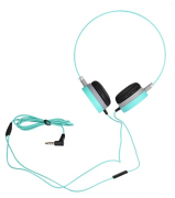 MP3 наушники Hoco W3 Headset зеленые с микрофоном