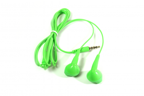 Наушники Hoco M9 вкладыши зеленые с микрофоном