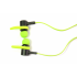 Наушники блютуз Joyroom Q10 Soft touch гарнитура (с микрофоном и кнопкой ответа) черно-зеленые