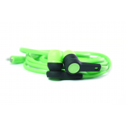 Наушники Walker H330 Soft touch гарнитура зеленые (с микрофоном и кнопкой ответа)