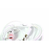 Наушники Walker H520 гарнитура белые (с микрофоном и кнопкой ответа) матерчатый провод, угловой разъем