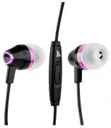 Наушники Hoco M4 Color Universal Earphone вставные (затычки) с микрофоном, цвет черный