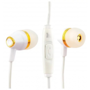 Наушники Hoco M4 Color Universal Earphone вставные (затычки) с микрофоном, цвет белый