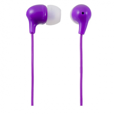 Наушники Perfeo COMMAS вставные (затычки), цвет фиолетовый