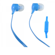 Наушники Perfeo Handy вставные (затычки) с микрофоном, цвет синий