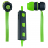 Наушники блютуз Perfeo Sound Strip гарнитура (с микрофоном и кнопкой ответа) черно-зеленые