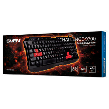 Компьютерная клавиатура SVEN Challenge 9700 Black USB