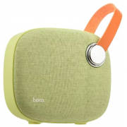 Портативная акустика Hoco BS8 с ручкой, Bluetooth, цвет зеленый