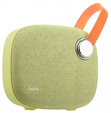 Портативная колонка с ручкой Hoco BS8, USB, microSD, Bluetooth, цвет зеленый