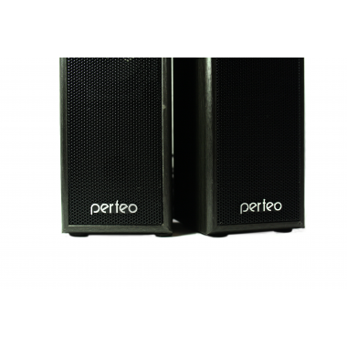 Колонки для компьютера Perfeo "PHAROS" 2.0, мощность 2х3 Вт (RMS), черные, USB