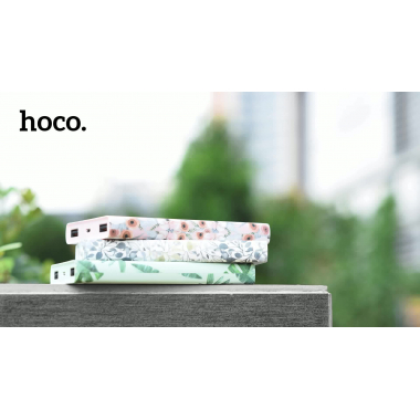 Внешний аккумулятор Hoco B12F-13000 Flower series, розовый