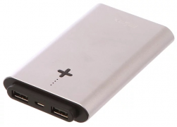 Внешний аккумулятор Inkax PV-22 Power bank 8000 мАч, серебряный